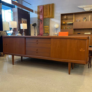 Danish Modern Teak Credenza By H.W. Klein For Bramin