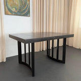 Ebonized Oak Extension Dining Table By Paul Laszlo For Brown Saltman