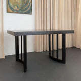 Ebonized Oak Extension Dining Table By Paul Laszlo For Brown Saltman
