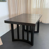Ebonized Oak Extension Dining Table By Paul Laszlo For Brown Saltman