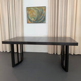 Ebonized Oak Extension Dining Table By Paul Laszlo For Brown Saltman