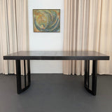 Ebonized Oak Extension Dining Table By Paul Laszlo For Brown Saltman