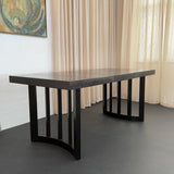 Ebonized Oak Extension Dining Table By Paul Laszlo For Brown Saltman