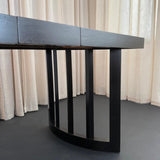 Ebonized Oak Extension Dining Table By Paul Laszlo For Brown Saltman