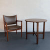 Arts And Crafts Round Oak Table By Gustav Stickley