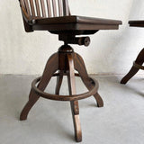 Oak Craftsman Architect Drafting Stool