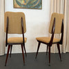 Set Of Six Italian Mid-Century Modern Mahogany Dining Chairs