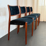 Set Of Six Scandinavian Modern Teak Dining Chairs By Niels Otto Møller