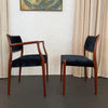 Set Of Six Scandinavian Modern Teak Dining Chairs By Niels Otto Møller