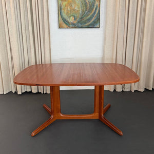 Danish Teak Extending Dining Table By Gudme Attributed To Niels Otto Møller