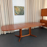Danish Teak Extending Dining Table By Gudme Attributed To Niels Otto Møller