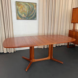 Danish Teak Extending Dining Table By Gudme Attributed To Niels Otto Møller