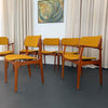 Set Of Six Scandinavian Modern Teak Dining Chairs By Erik Buch