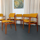 Set Of Six Scandinavian Modern Teak Dining Chairs By Erik Buch