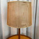 Edward Wormley For Dunbar Teardrop Slipper Chairs With Snack Table Floor Lamp
