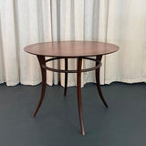 Round Saber Leg Klismos Side Table By T.H. Robsjohn-Gibbings For Widdicomb