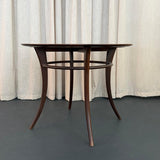 Round Saber Leg Klismos Side Table By T.H. Robsjohn-Gibbings For Widdicomb