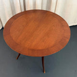Round Saber Leg Klismos Side Table By T.H. Robsjohn-Gibbings For Widdicomb