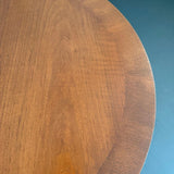 Round Saber Leg Klismos Side Table By T.H. Robsjohn-Gibbings For Widdicomb