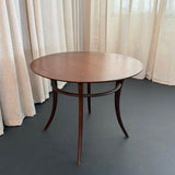 Round Saber Leg Klismos Side Table By T.H. Robsjohn-Gibbings For Widdicomb