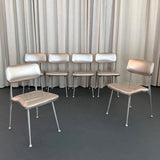 Mid-Century Modern "Gazelle" Aluminum Dining Chairs By Shelby Williams