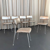 Mid-Century Modern "Gazelle" Aluminum Dining Chairs By Shelby Williams