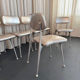 Mid-Century Modern "Gazelle" Aluminum Dining Chairs By Shelby Williams