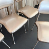 Mid-Century Modern "Gazelle" Aluminum Dining Chairs By Shelby Williams