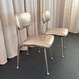 Mid-Century Modern "Gazelle" Aluminum Dining Chairs By Shelby Williams