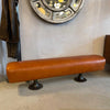 Industrial Custom Leather Pommel Horse Bench