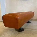 Industrial Custom Leather Pommel Horse Bench