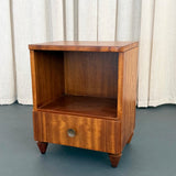 Mid-Century Art Deco Satinwood End Table Nightstand