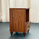 Mid-Century Art Deco Satinwood End Table Nightstand