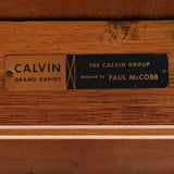 Ebonized Mahogany Extension Dining Table By Paul McCobb For Calvin Furniture