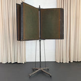 Industrial Steel Swinging Multi-Panel Presentation Stand