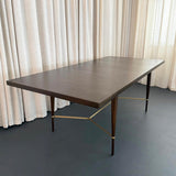 Ebonized Mahogany Extension Dining Table By Paul McCobb For Calvin Furniture