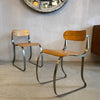 Pair Of Ply And Steel Health Chairs By Herman Sperlich For Ironite