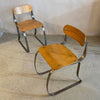 Pair Of Ply And Steel Health Chairs By Herman Sperlich For Ironite