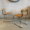 Pair Of Ply And Steel Health Chairs By Herman Sperlich For Ironite