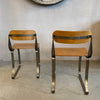 Pair Of Ply And Steel Health Chairs By Herman Sperlich For Ironite