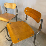 Pair Of Ply And Steel Health Chairs By Herman Sperlich For Ironite