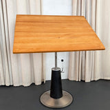 Mid-Century Hydraulic Pump Pedestal Drafting Table By Belmont