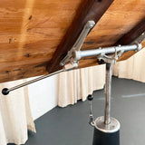 Mid-Century Hydraulic Pump Pedestal Drafting Table By Belmont