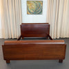 Machine-Age Art Deco Walnut Full Bed By Paul Goldman For Plymodern Furniture