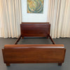 Machine-Age Art Deco Walnut Full Bed By Paul Goldman For Plymodern Furniture