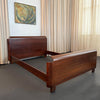 Machine-Age Art Deco Walnut Full Bed By Paul Goldman For Plymodern Furniture