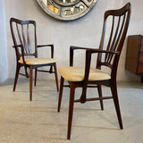 Danish Modern Rosewood "Ingrid" Dining Chairs By Niels Koefoed
