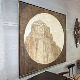 Large Abstract Expressionist Painting "Coming Upon The Certainty" By Frederick Terna
