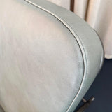 Art Deco Steel And Leather Rocking Chair By Wolfgang Hoffman
