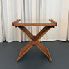 Walnut Campaign Tray Table By Kipp Stewart And Stewart McDougal For Drexel
